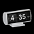 Retro Flip Clock by Twemco 3D model small image 1