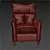 Hallock Comfort Recliner 3D model small image 3