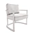 Sleek Venus Armchair 3D model small image 2