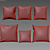 Eichholtz Pillow Collection: Domayne, Baronesa, Desvignes, Ferrand 3D model small image 2