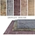 Luxury Collection: DOVLET HOUSE Carpets (5pcs) 3D model small image 1