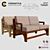 Elegant Govert Sofa: Best in Style 3D model small image 1