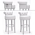 Elegant Eichholtz Sophia Loren Bar Stool 3D model small image 3