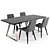 Echoes Dining Table: Stylish & Spacious 3D model small image 1