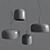 Vistosi Jubi SP1 Pendant Lamp 3D model small image 2