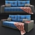 Modern Sofa Garnitu with Magnat 3D model small image 1