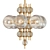 Hudson Valley Calypso Brass Chandelier 3D model small image 1