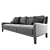 Luxury Meridiani Forrest Sofa - Elegant and Comfortable 3D model small image 1