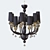 Elegant Eclectic Chandelier 3D model small image 1