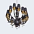 Elegant Eclectic Chandelier 3D model small image 2