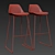 Modern Duggie Barstool: Stylish and Sturdy 3D model small image 3