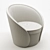 Elegance Bloom Chair 3D model small image 3