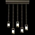 Luxury Gold Pendant Lanterns 3D model small image 1