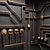 Retro Metal Pipe Wiring 3D model small image 2