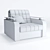 Karina 044 Chair Bed: Comfortable, Stylish, and Space-Saving 3D model small image 3