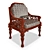 Theatrical Armchair: Elegant and Comfortable 3D model small image 1