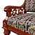 Theatrical Armchair: Elegant and Comfortable 3D model small image 2