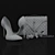 Luxe Shoe & Bag Set 3D model small image 2