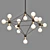 14-Light Modo Milk Chandelier 3D model small image 1