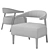 Elegant Femina Armchair: Perfect Comfort and Style! 3D model small image 3