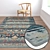 Luxury Carpets Set | High-Quality Textures 3D model small image 2