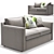 Modern Track Arm Sofa Set 3D model small image 2