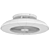 ALISIO Ceiling Lamp/Fan: Modern Design, LED Lights, White/Chrome 3D model small image 2