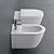 Darling New Wall-hung WC: Sleek and Stylish 3D model small image 2