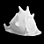 Modern Seashell Sculpture 3D model small image 2