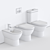  Darling New Close Coupled Toilet 3D model small image 3