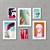 6-Piece Frame Collection: Create Your Perfect Gallery Wall 3D model small image 1