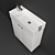 IKEA LILLANGEN Bathroom Sink Cabinet 3D model small image 2