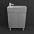 IKEA LILLANGEN Bathroom Sink Cabinet 3D model small image 3