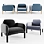 Join Armchair: Sleek Design, Ultimate Comfort 3D model small image 1