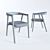 Elegant Muna Chair by Gazzda 3D model small image 2