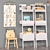 Kids Furniture and Toy Set 3D model small image 1