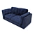 Elegant Sofa Bed MOOM 3D model small image 1