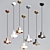 Elegant Chrome Pendant Light 3D model small image 1