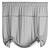 Elegant Roman Blinds 3D model small image 3