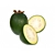 Exotic Feijoa Fruit, Freshly Halved 3D model small image 1