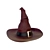 Mystic Witch Hat: Hauntingly Exquisite! 3D model small image 1