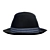 Stylish Retro Hat: Vintage Elegance 3D model small image 2