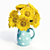 Photoreal Gerbera Daisies Bouquet 3D model small image 1