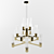 Infinity Chandelier: Ilfary Factory, Art.14561 H15+1 3D model small image 1
