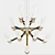Infinity Chandelier: Ilfary Factory, Art.14561 H15+1 3D model small image 2