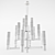 Infinity Chandelier: Ilfary Factory, Art.14561 H15+1 3D model small image 3