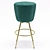 Elegant Eichholtz Bar Stool 3D model small image 2