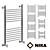 OM LDP (g2) Heated Towel Rail: Stylish and Functional 3D model small image 1