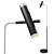 Sleek Ambit LED Floor Lamp 3D model small image 1