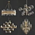 Elegant Chandelier Collection: Arteriors, Eichholtz, Nemo & Luxxu 3D model small image 1